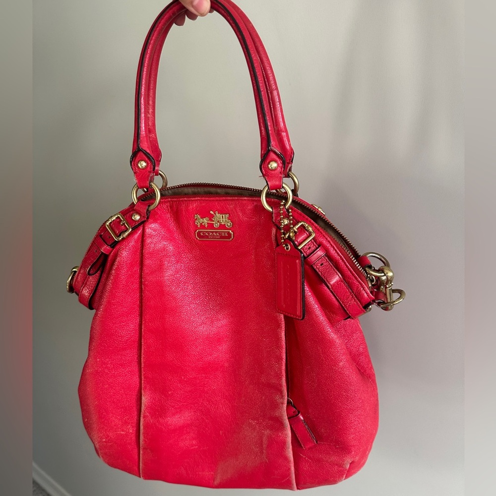 Coach madison lindsey satchel